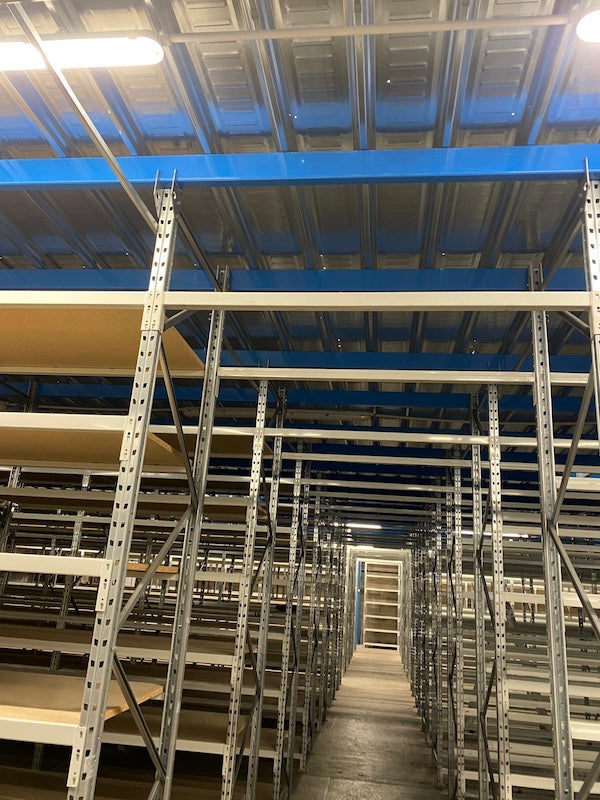 Image of Mezzanine industrielle 450 m² avec rayonnage